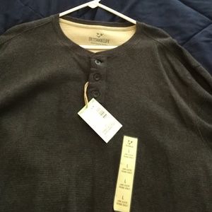 This Henley long sleeve shirt